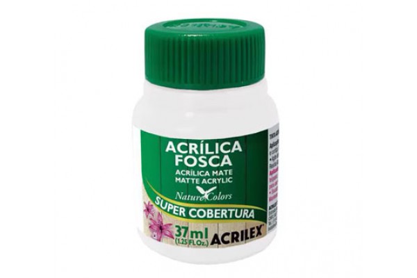 TINTA ACRILICA FOSCA 37ML ACRILEX BRANCO